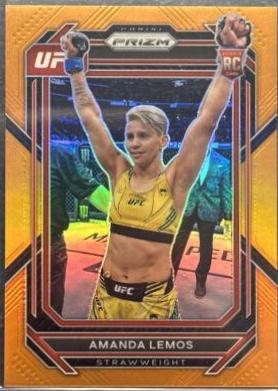 Amanda Lemos 2023 Panini Prizm UFC Base #151 Orange