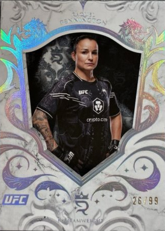 Raquel Pennington 2025 Topps Royalty UFC Base #70 Platinum