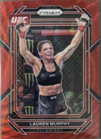 Lauren Murphy 2023 Panini Prizm UFC Base #160 Ruby Wave