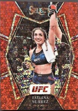 Tatiana Suarez 2022 Panini Select UFC Premier Level #198 Red Disco