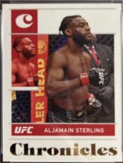 Aljamain Sterling 2022 Panini Chronicles UFC Base Chronicles #39 Gold