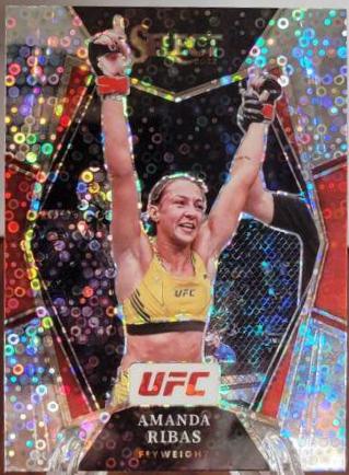 Amanda Ribas 2022 Panini Select UFC Premier Level #136 Disco