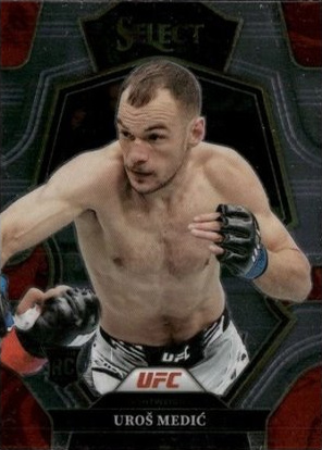 Uros Medic 2023 Panini Select UFC Premier Level #103 Black