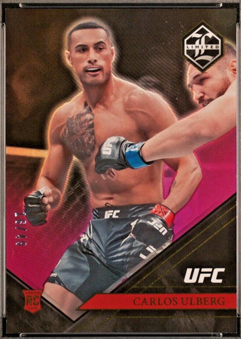 Carlos Ulberg 2023 Panini Chronicles UFC Base Limited #215 Purple