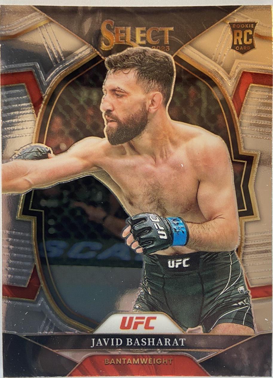 Javid Basharat 2023 Panini Select UFC Concourse #26 Red Blue Base