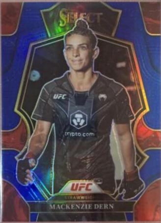 Mackenzie Dern 2023 Panini Select UFC Premier Level #146 Red Blue Prizm