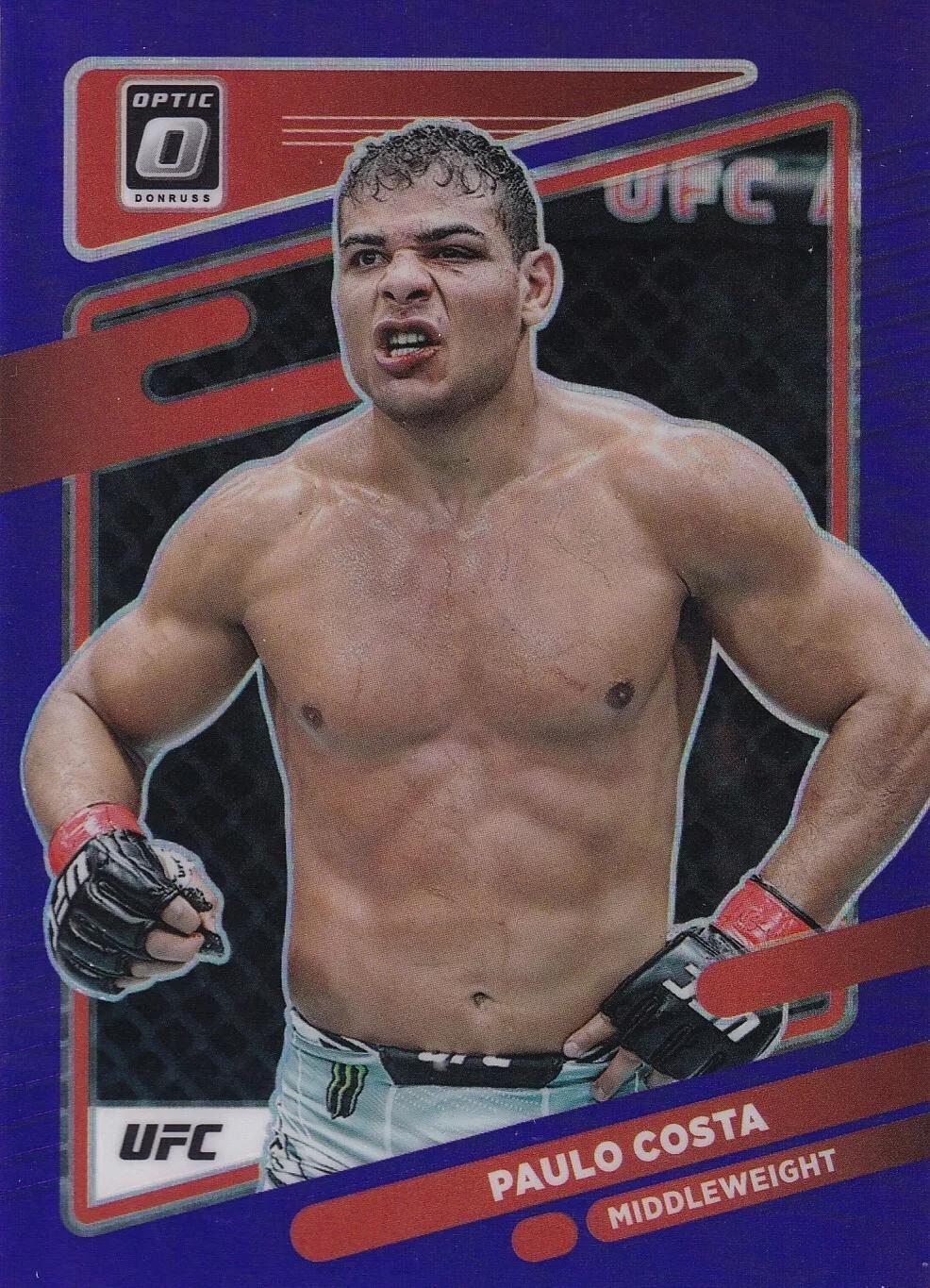 Paulo Costa 2022 Panini Donruss Optic UFC Base #56 Purple