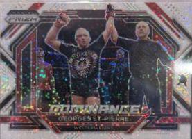 Georges St-Pierre 2023 Panini Prizm UFC Dominance #15 White Sparkle