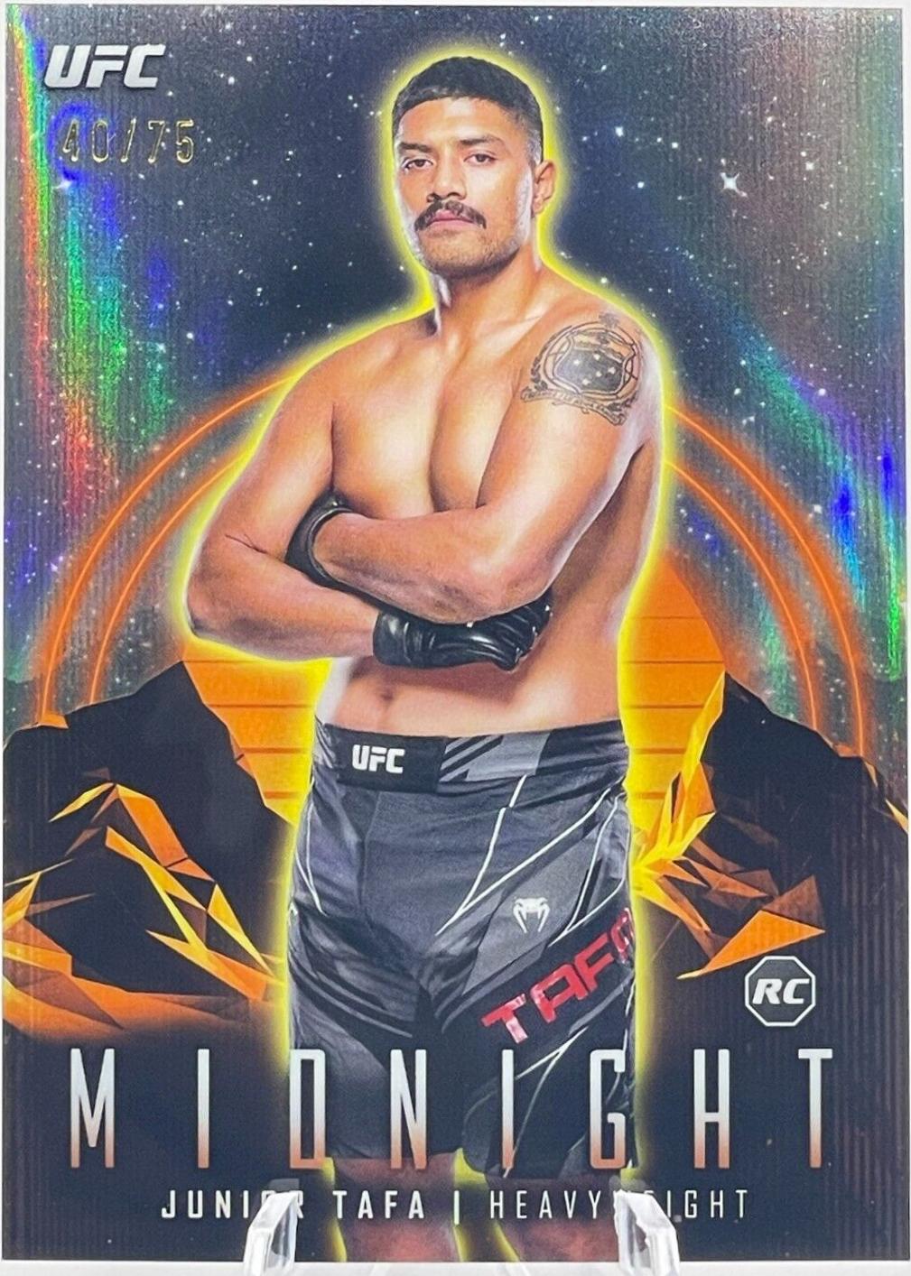 Junior Tafa 2024 Topps Midnight UFC Base #84 Dusk