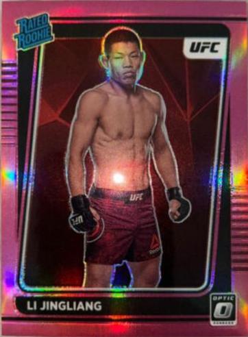 Li Jingliang 2022 Panini Donruss Optic UFC Base #113 Pink