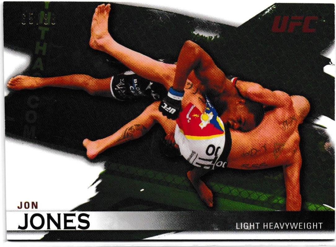 Jon Jones 2010 Topps UFC Knockout Base #53 Green