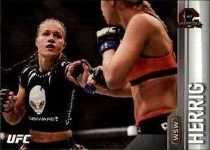 Felice Herrig 2015 Topps UFC Champions Base #12 Red