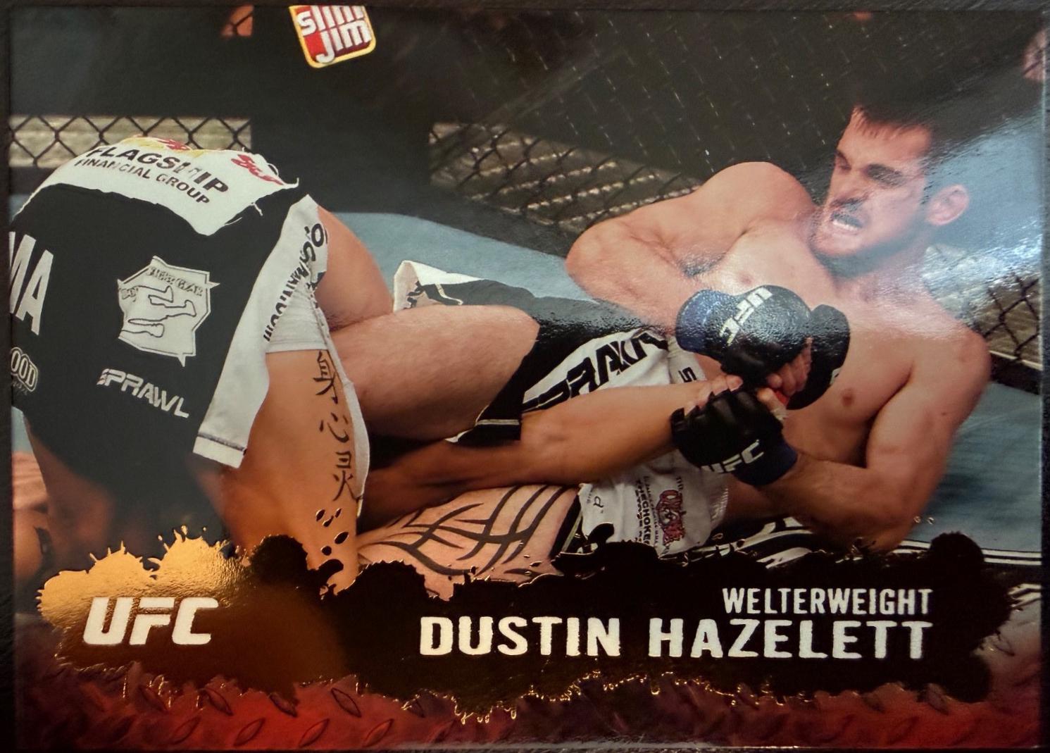 Dustin Hazelett 2009 Topps UFC Round 2 Base #28 Bronze