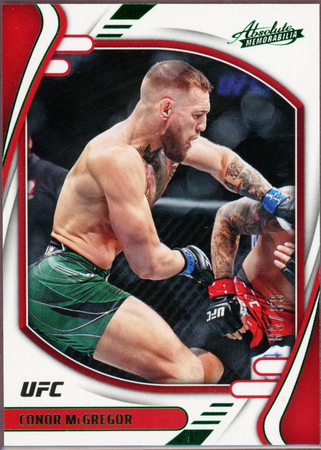 Conor McGregor 2022 Panini Chronicles UFC Base Absolute #128 Green