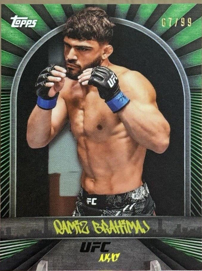 Ramiz Brahimaj 2024 Topps UFC NYC Base #16 Green
