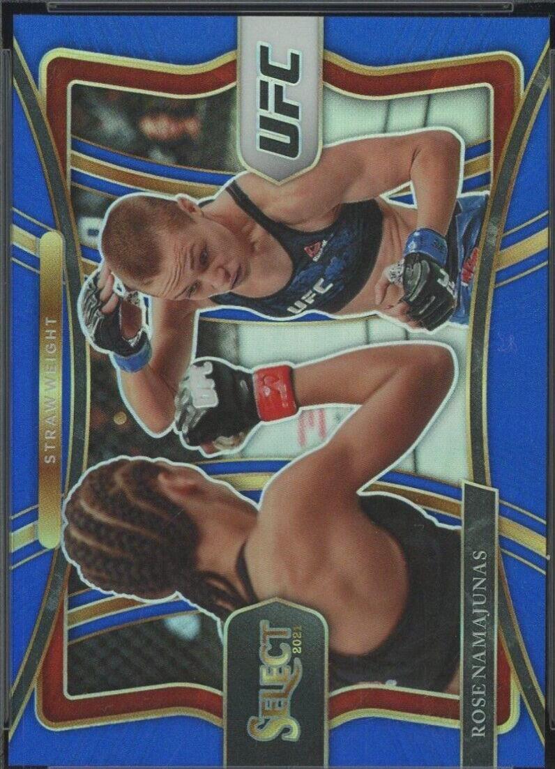 Rose Namajunas 2021 Panini Select UFC Premier Level #105 Blue