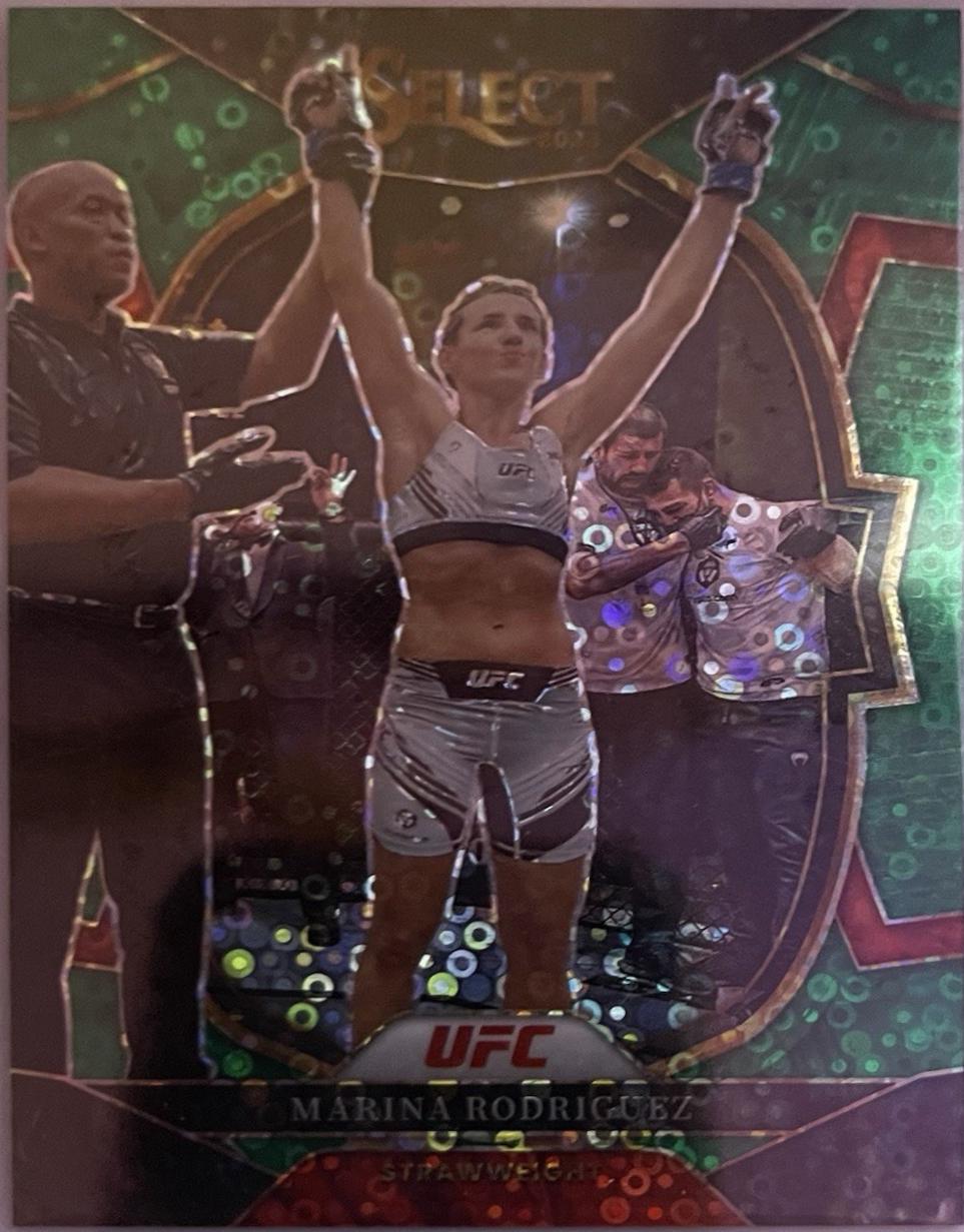 Marina Rodriguez 2023 Panini Select UFC Concourse #59 Green Disco