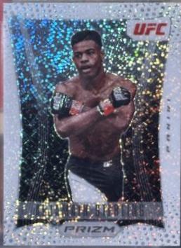 Aljamain Sterling 2022 Panini Prizm UFC Prizm Flashback #11 White Sparkle