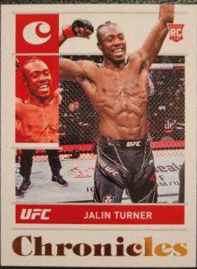 Jalin Turner 2022 Panini Chronicles UFC Base Chronicles #89 Bronze