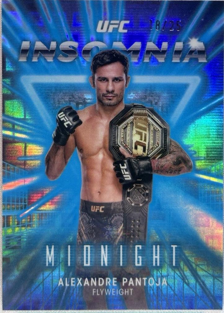 Alexandre Pantoja 2025 Topps Midnight UFC Insomnia #IN-14 Moonrise