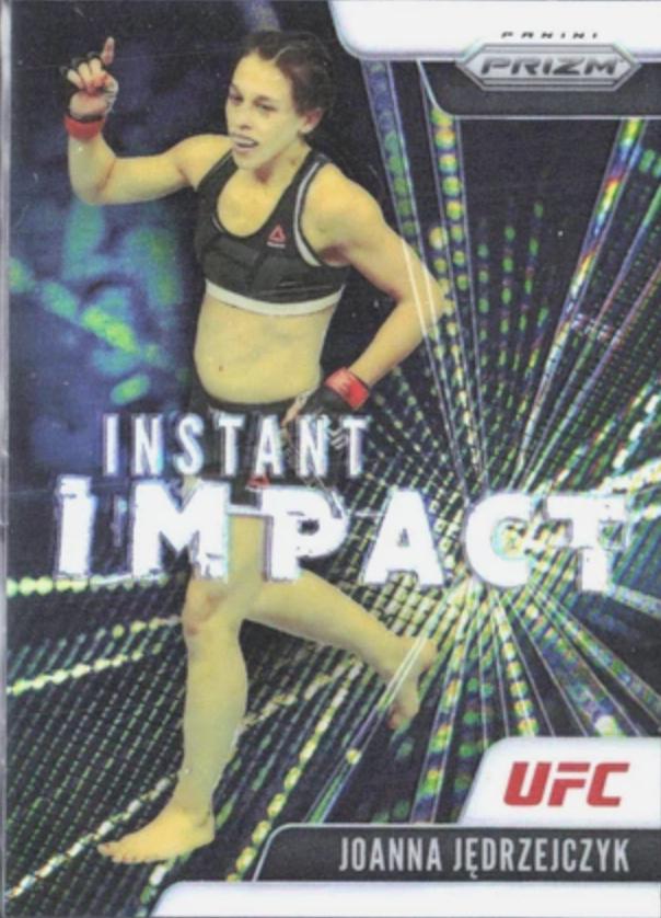Joanna Jędrzejczyk 2021 Panini Prizm UFC Instant Impact #13 Silver