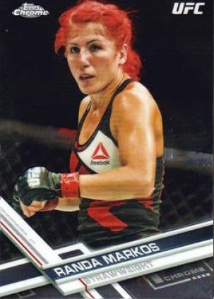 Randa Markos 2017 Topps Chrome UFC Base #74 Refractor