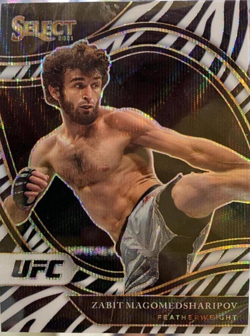 Zabit Magomedsharipov 2021 Panini Select UFC Octagonside #271 Zebra