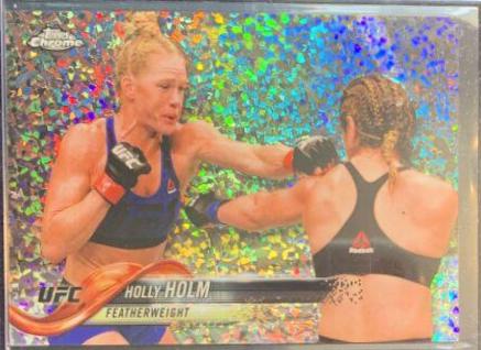 Holly Holm 2018 Topps Chrome UFC Base #76 Diamond Hot Box