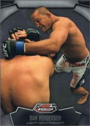 Dan Henderson 2012 Topps Finest UFC Base #77 Refractor
