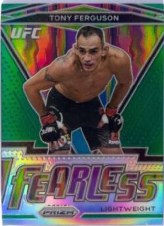 Tony Ferguson 2021 Panini Prizm UFC Fearless #14 Green
