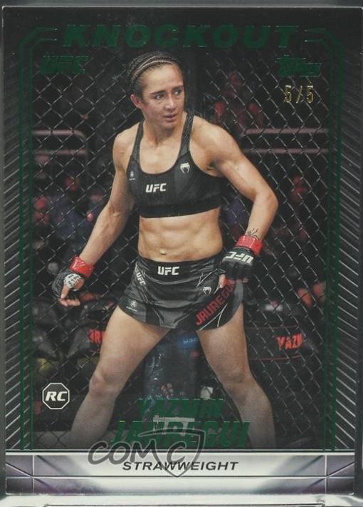 Yazmin Jauregui 2024 Topps Knockout UFC Base #65 Emerald