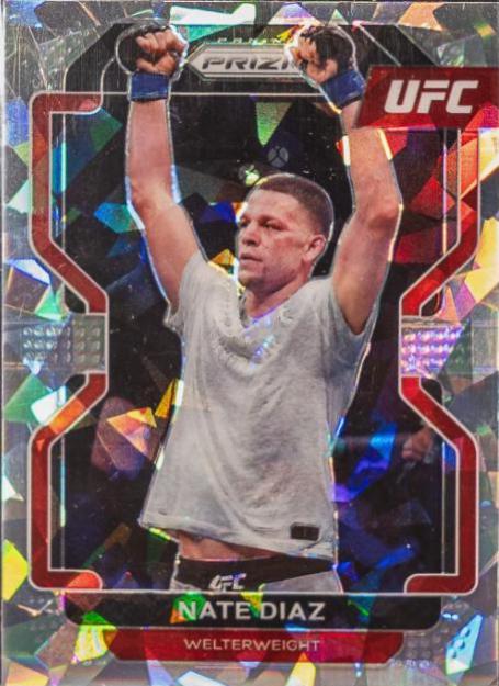 Nate Diaz 2022 Panini Prizm UFC Base #150 Ice