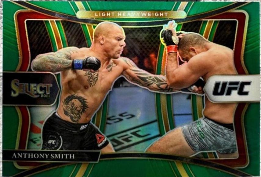 Anthony Smith 2021 Panini Select UFC Octagonside #236 Green