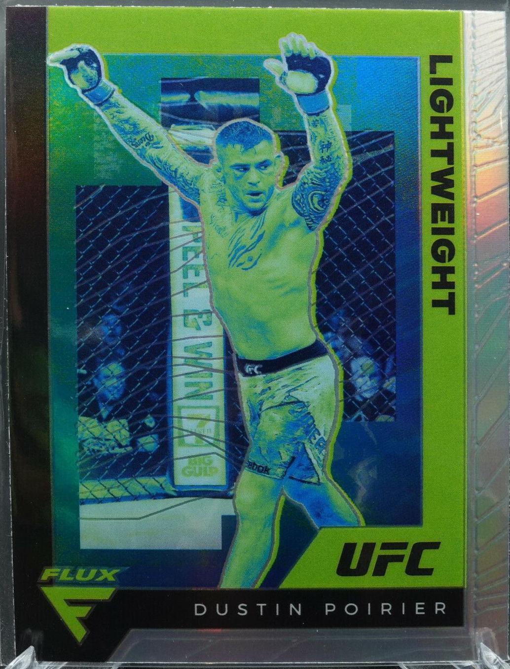 Dustin Poirier 2021 Panini Chronicles UFC Base Flux #252 Silver