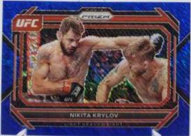 Nikita Krylov 2023 Panini Prizm UFC Base #49 Blue Shimmer
