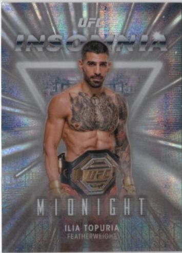 Ilia Topuria 2025 Topps Midnight UFC Insomnia #IN-24 Moon Beam
