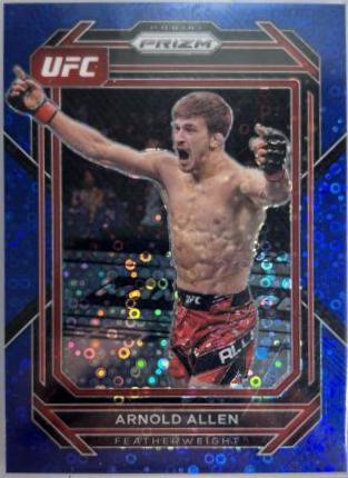 Arnold Allen 2023 Panini Prizm Under Card UFC Base #191 Blue