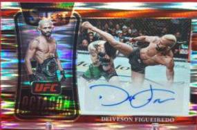 Deiveson Figueiredo 2022 Panini Select UFC Octagon Action Signatures #5 Flash