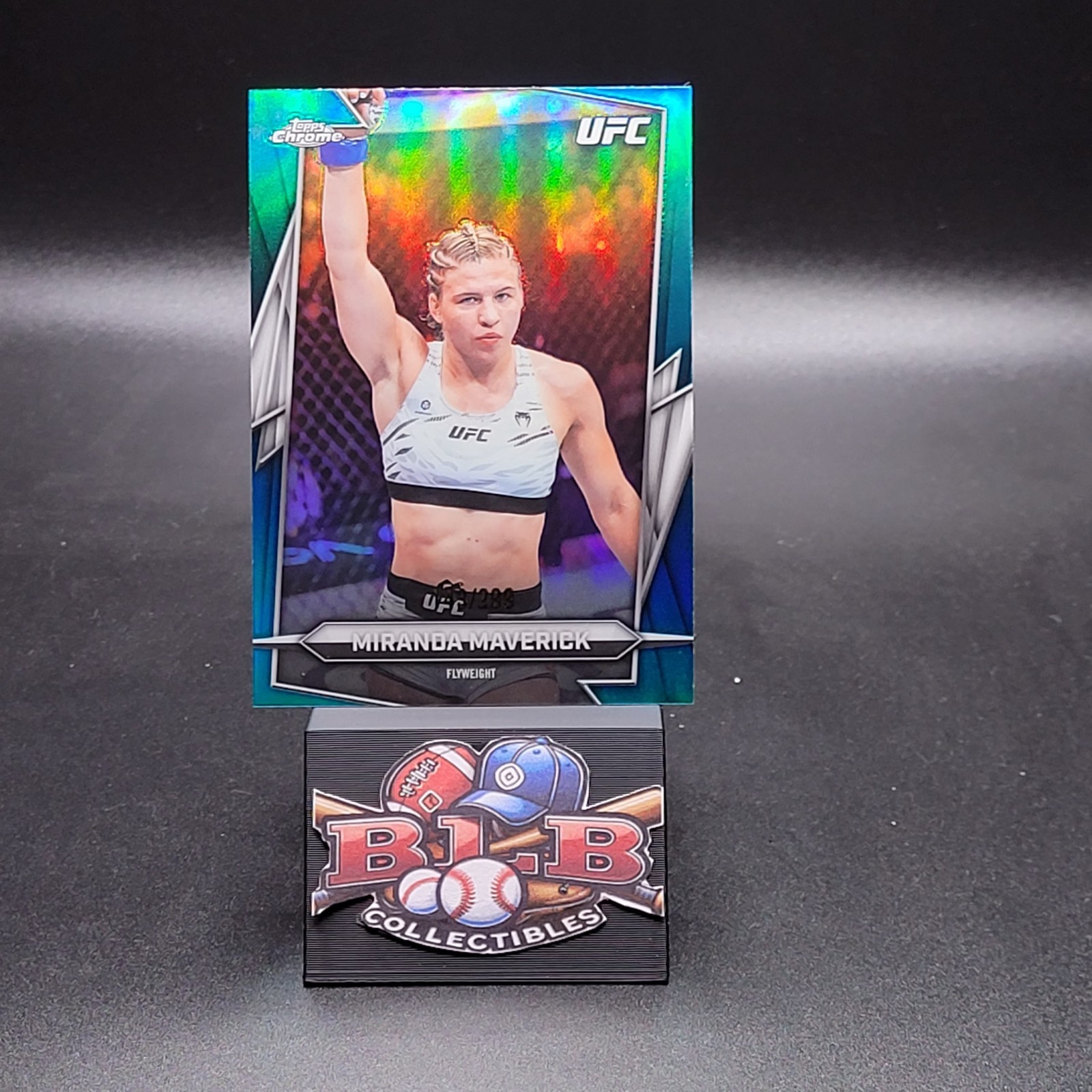 Miranda Maverick 2026 Topps Chrome UFC Base #144 Teal Refractor