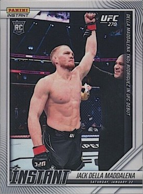Jack Della Maddalena 2022 Panini Instant UFC Base #1 Black