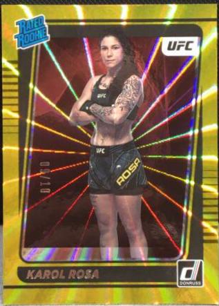 Karol Rosa 2022 Panini Donruss UFC Base #217 Gold
