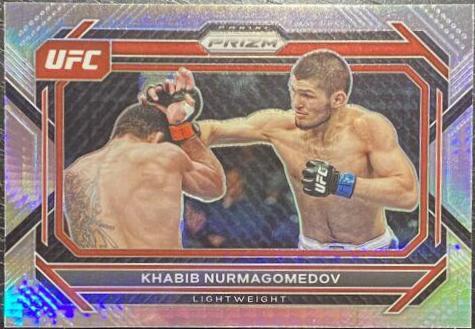 Khabib Nurmagomedov 2023 Panini Prizm UFC Base #45 Hyper