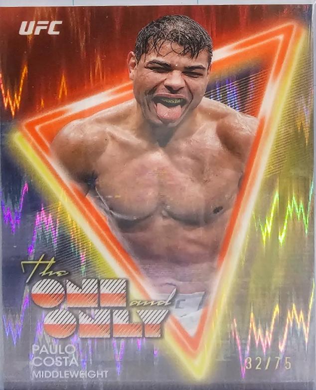 Paulo Costa 2025 Topps Midnight UFC The One and Only #OO-11 Dusk