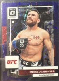 Merab Dvalishvili 2023 Panini Donruss Optic UFC Base #69 Purple Velocity