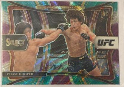 Chase Hooper 2021 Panini Select UFC Octagonside #241 Black Disco
