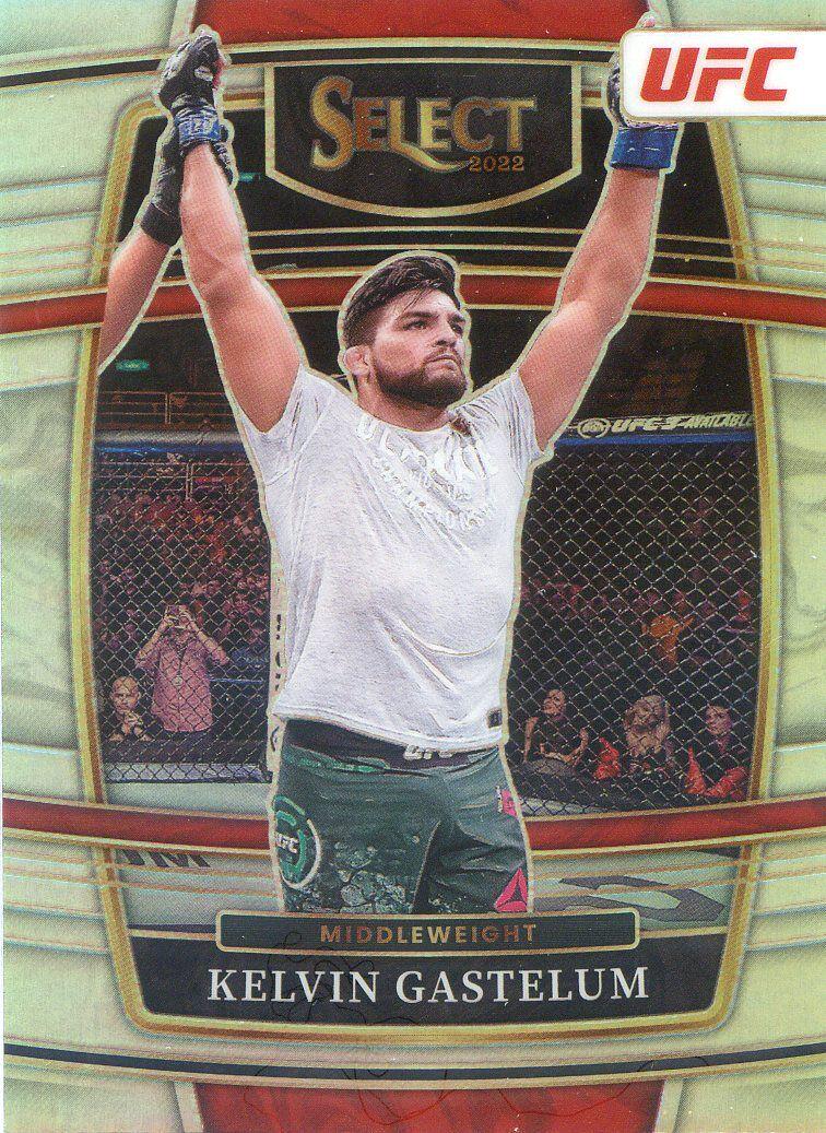 Kelvin Gastelum 2022 Panini Select UFC Concourse #38 Silver