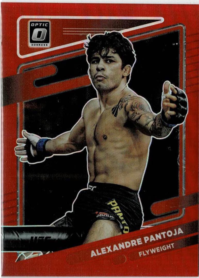 Alexandre Pantoja 2022 Panini Donruss Optic UFC Base #44 Red