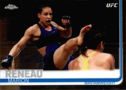Marion Reneau 2019 Topps Chrome UFC Base #21 Xfractor