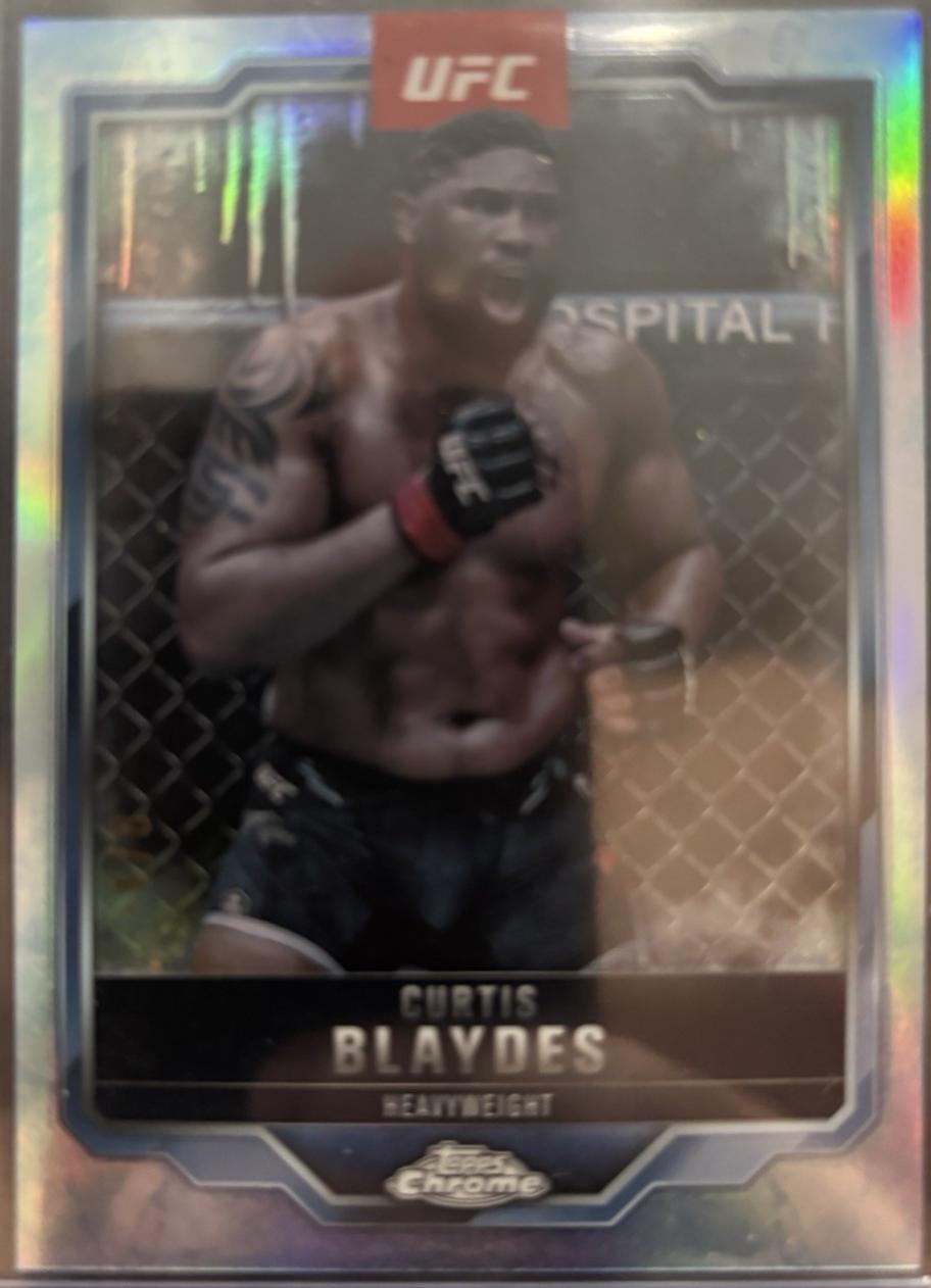 Curtis Blaydes 2025 Topps Chrome UFC Base #31 FrozenFractor