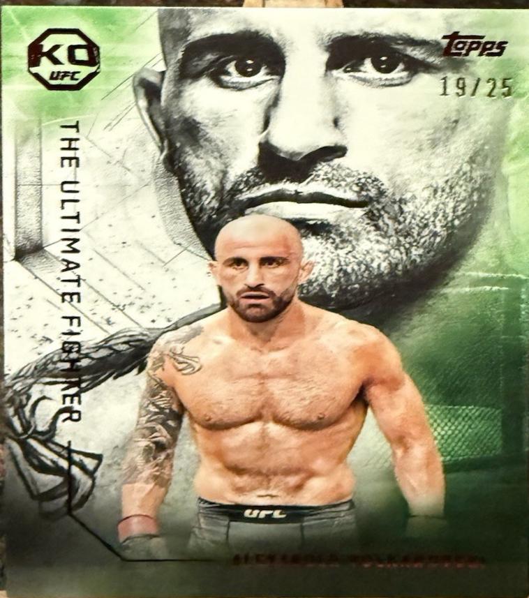 Alexander Volkanovski 2025 Topps Knockout UFC The Ultimate Fighter #UF-5 Red